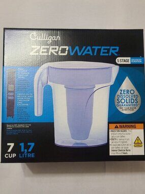 Culligan ZeroWater 7‑Cup Ready‑Pour Filtration Pitcher